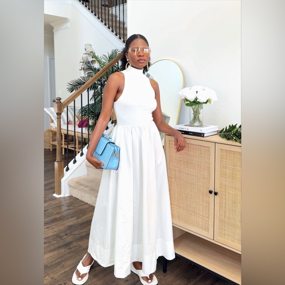 Reformation Sai Dress, Sleeveless Maxi, XS (Anthropologie) NWT White, Cream - Picture 11 of 11